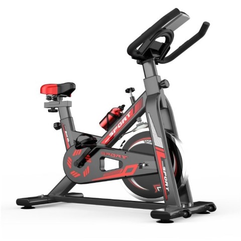 Bicicletă adulți fitness spinning medicinală - indoor, cu volantă 10kg, ghidon și șa reglabile, greutate maxima 150kg