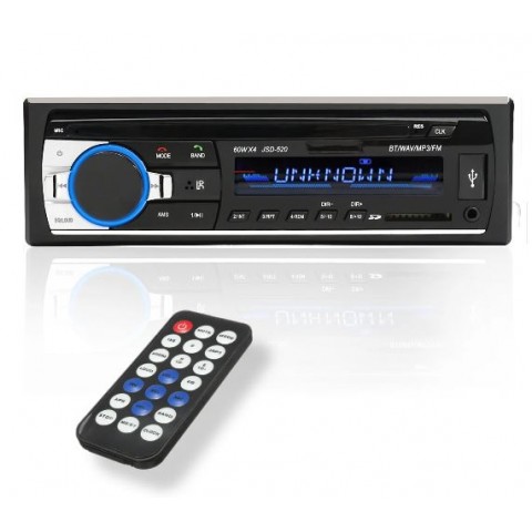 Radio auto MUFĂ ISO MP3 Bluetooth de mașină, FM-USB-SD-AUX JSD-520