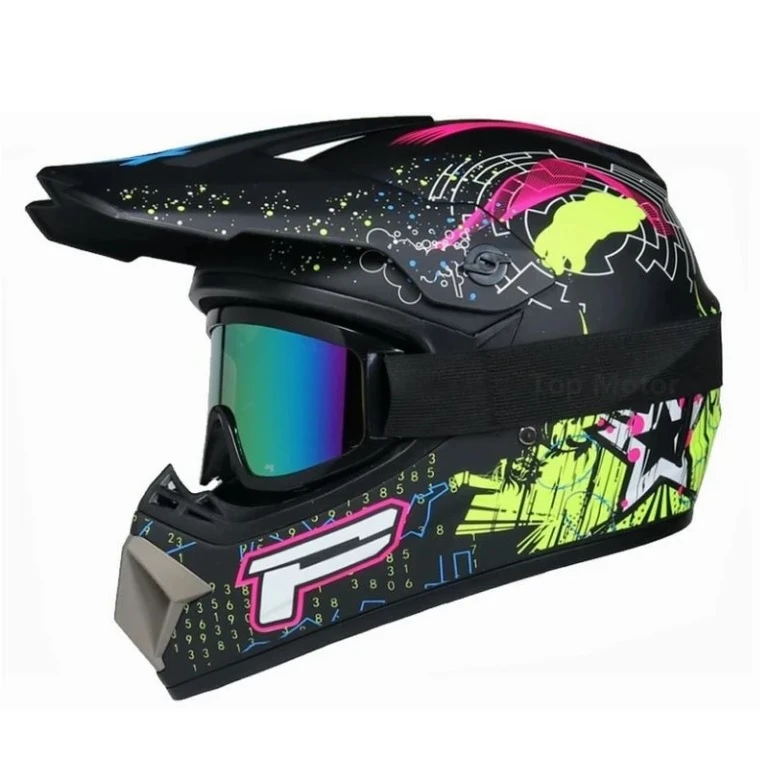 Cască Cross pentru Motociclete, Dirt Bike, Mountaign bike, Enduro, Atv, Mărime S, M, L, XL - Flytec™ Cască Cross pentru Motociclete, Dirt Bike, Mountaign bike, Enduro, Atv, Mărime S, M, L, XL - Flytec™