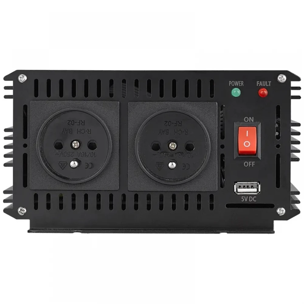 Invertor / convertor auto de tensiune 12/24V-230V la 3000W cu undă sinusoidală modificată / panou solar / rulotă , casa, cabana Invertor / convertor auto de tensiune 12/24V-230V la 3000W cu undă sinusoidală modificată / panou solar / rulotă , casa, cabana