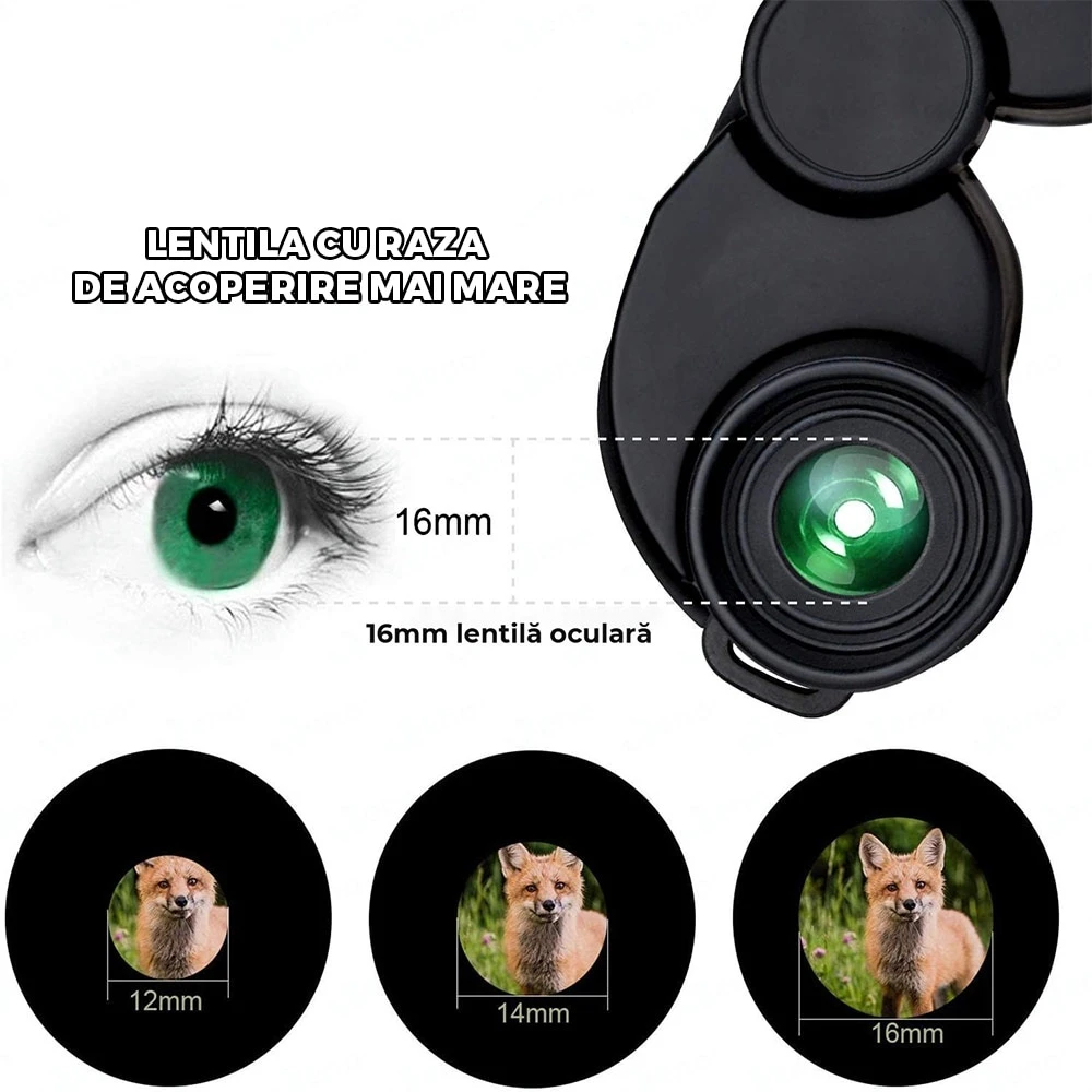 Binoclu 10 X, 25 mm premium, lentile Prism BAK4 , rezistent la apă, pentru adulți și copii, putere mare de focalizare pentru observarea păsărilor, vânătoare, călătorii, turism Binoclu 10 X, 25 mm premium, lentile Prism BAK4 , rezistent la apă, pentru adulți și copii, putere mare de focalizare pentru observarea păsărilor, vânătoare, călătorii, turism