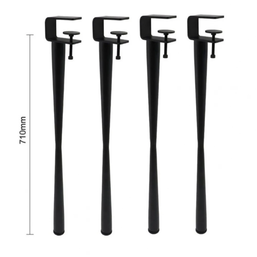 Set 4 picioare reglabile pentru blaturi diverse cu h=762 mm, picioare de mobilier de masă de birou din oțel armat Set 4 picioare reglabile pentru blaturi diverse cu h=762 mm, picioare de mobilier de masă de birou din oțel armat