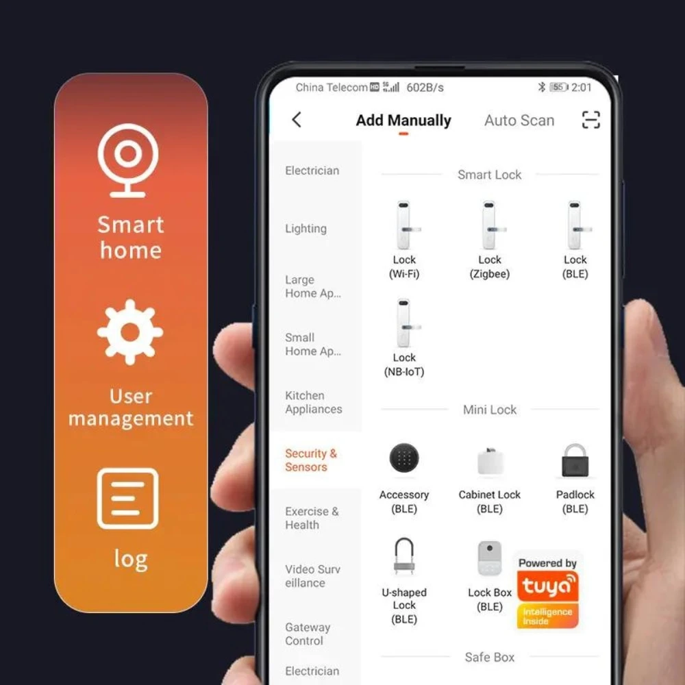 Încuietoare /Broască/Yală Dittom™ Cardoria Antifurt inteligentă cu amprentă, card, cod, cheie mecanică, aplicație Tuya pentru apartament Încuietoare /Broască/Yală Dittom™ Cardoria Antifurt inteligentă cu amprentă, card, cod, cheie mecanică, aplicație Tuya pentru apartament