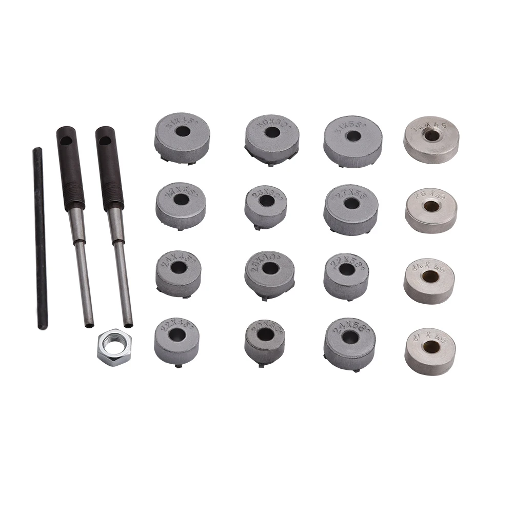 Set freze de rectificare scaun supape motocicletă, 20 piese pentru Honda, Suzuki, Jialing - Breckner™ Set freze de rectificare scaun supape motocicletă, 20 piese pentru Honda, Suzuki, Jialing - Breckner™