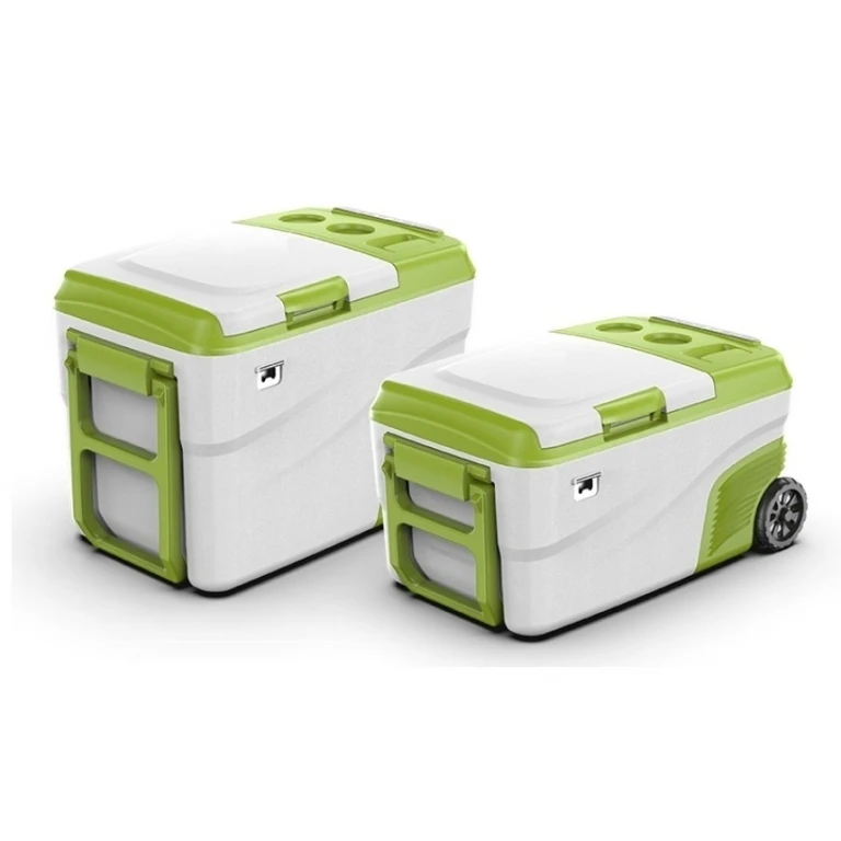 Frigider 35L cu roți, tractabil, manevrabil pentru plajă, auto rulotă, alimentare brichetă la 12-24V sau baterie proprie, panou solar, rezistent la vibrații, cu compresor cu congelare -20°C Frigider 35L cu roți, tractabil, manevrabil pentru plajă, auto rulotă, alimentare brichetă la 12-24V sau baterie proprie, panou solar, rezistent la vibrații, cu compresor cu congelare -20°C