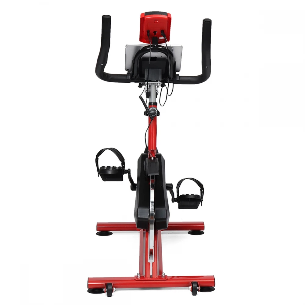 Bicicletă adulți fitness spinning medicinală - indoor, cu volantă 4kg, ghidon și șa reglabile, greutate maxima 100kg Bicicletă adulți fitness spinning medicinală - indoor, cu volantă 4kg, ghidon și șa reglabile, greutate maxima 100kg