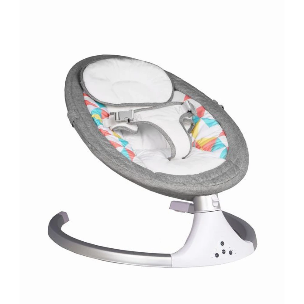 Leagăn Electric, Balansoar cu acoperiș rabatabil și plasă de protecție tânțari pentru bebe, conexiune Bluetooth, Telefon, telecomandă, jucării și melodii Leagăn Electric, Balansoar cu acoperiș rabatabil și plasă de protecție tânțari pentru bebe, conexiune Bluetooth, Telefon, telecomandă, jucării și melodii