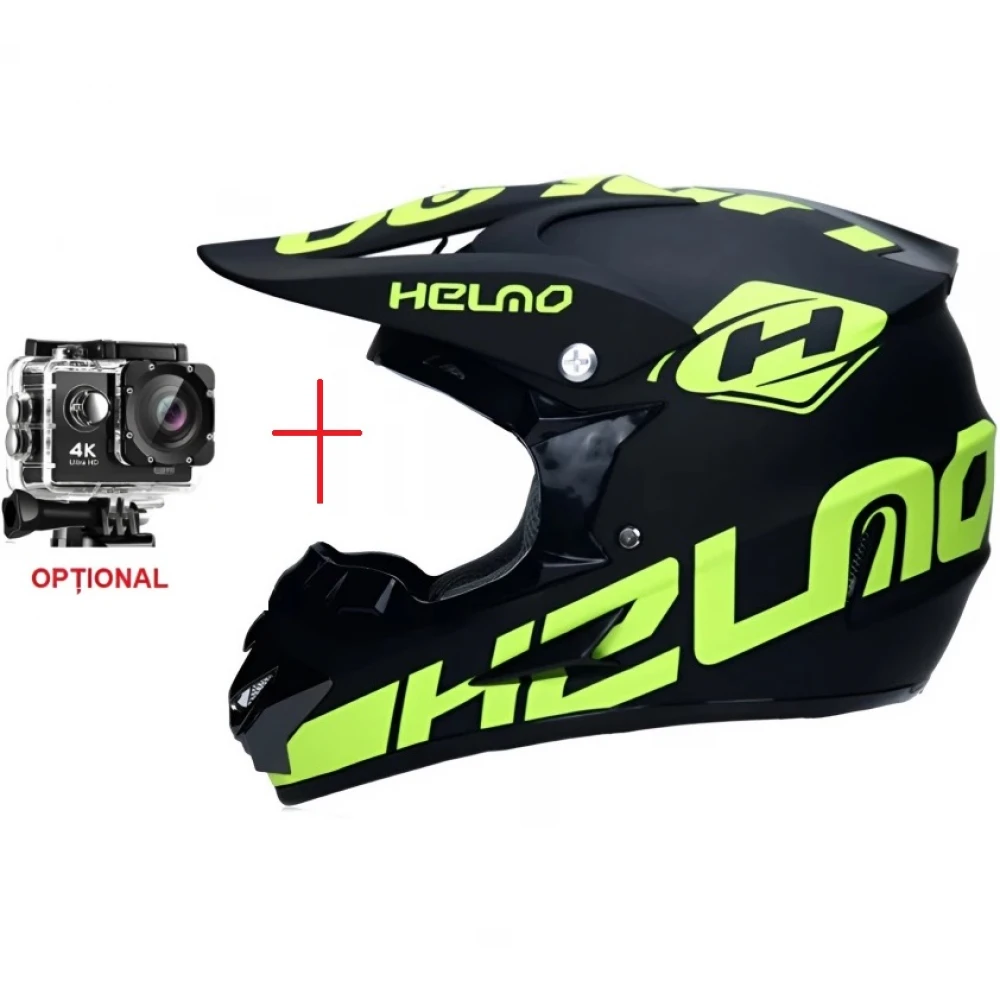 Cască Cross pentru Motociclete, Dirt Bike, Mountaign bike, Enduro, Atv, Mărime S, M, L, XL - Flytec™