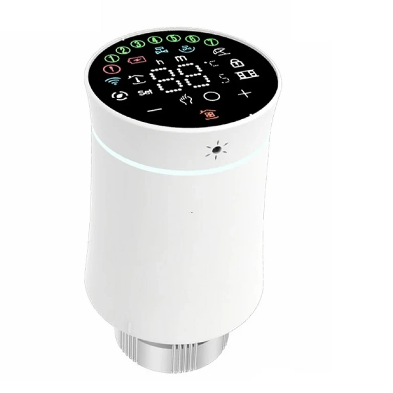 Cap termostatic pentru calorifer, Termostat Smart portabil pentru acasă , afișaj LCD, Tuya, Zigbee Cap termostatic pentru calorifer, Termostat Smart portabil pentru acasă , afișaj LCD, Tuya, Zigbee