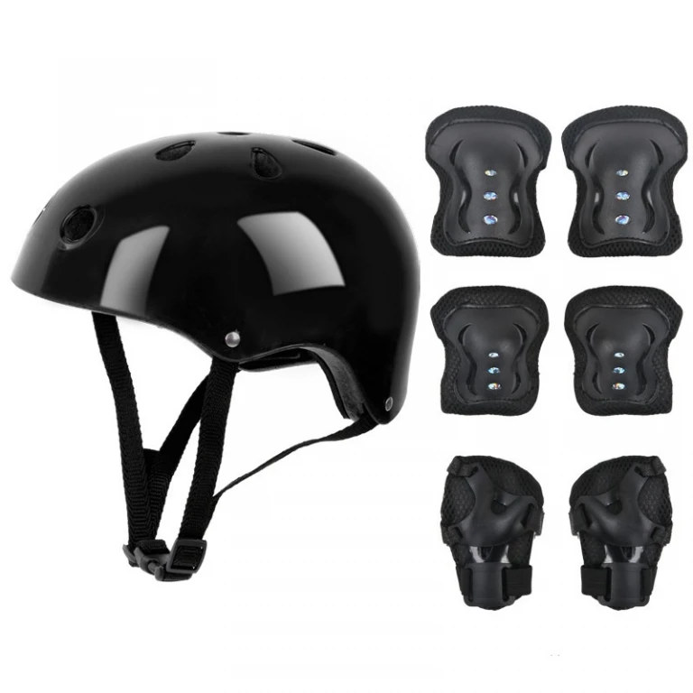 Set cască, genunchiere, cotiere protecție și apărători încheieturi de copii pentru bicicletă, ciclism, patinaj, role, skateboard - Flytec™ Set cască, genunchiere, cotiere protecție și apărători încheieturi de copii pentru bicicletă, ciclism, patinaj, role, skateboard - Flytec™