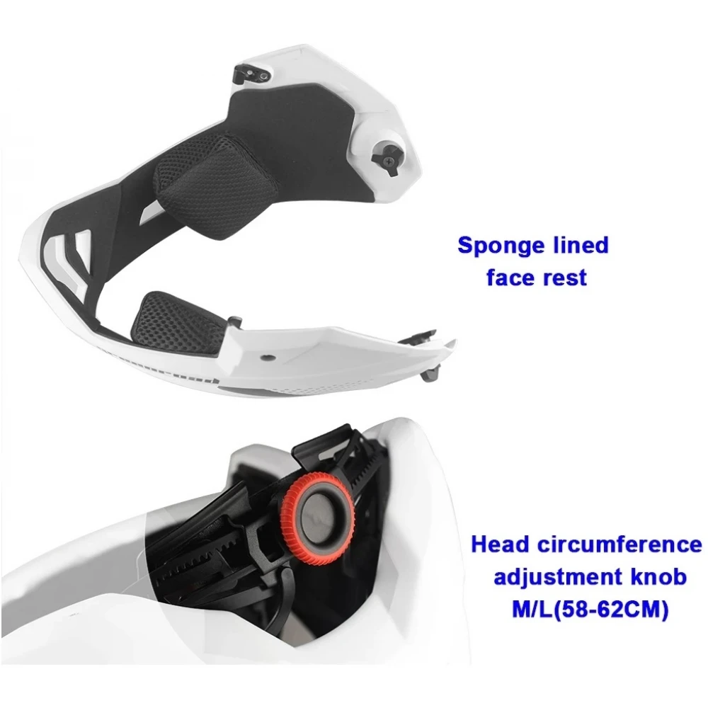 Cască MTB Full Face, Mountain Bike, Albastră, Stil, Protecție și Performanță - Flytec™ Cască MTB Full Face, Mountain Bike, Albastră, Stil, Protecție și Performanță - Flytec™