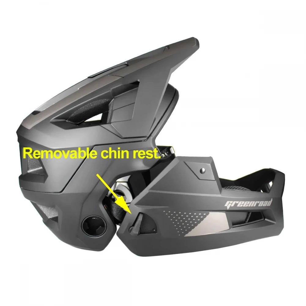 Cască MTB Full Face, Mountain Bike, Neagră, Stil, Protecție și Performanță Cască MTB Full Face, Mountain Bike, Neagră, Stil, Protecție și Performanță