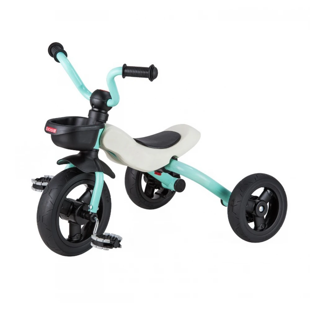 Bicicletă pentru copii cu trei roți / Tricicletă pliabilă cu pedale, scaun ergonomic și coșuleț de depozitare Bicicletă pentru copii cu trei roți / Tricicletă pliabilă cu pedale, scaun ergonomic și coșuleț de depozitare