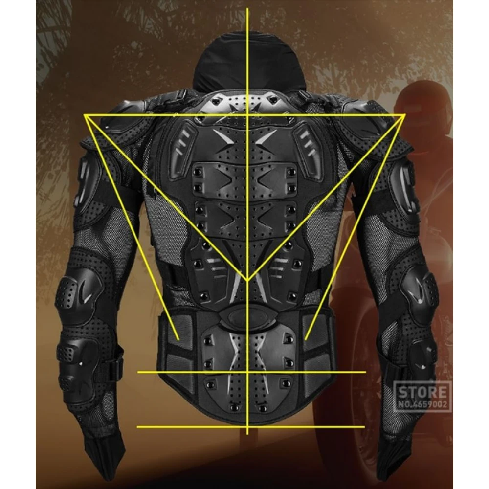 Armură de protecție motocicletă, geacă moto velo, reglabilă pe corp din material respirabil cu multiple puncte de protecție - Flytec™ Armură de protecție motocicletă, geacă moto velo, reglabilă pe corp din material respirabil cu multiple puncte de protecție - Flytec™