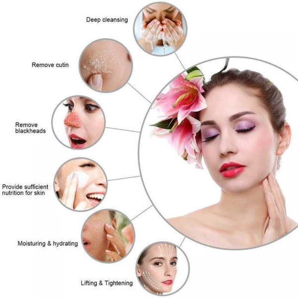 Aparat profesional pentru ten, Hydradermabraziune cu Mască, Aparat Cosmetic Profesional 7in1 H2O2, Jet Hidroxigen Micro Bule, Indepartare Puncte Negre, Acnee, Hidratare, Lifting Aparat profesional pentru ten, Hydradermabraziune cu Mască, Aparat Cosmetic Profesional 7in1 H2O2, Jet Hidroxigen Micro Bule, Indepartare Puncte Negre, Acnee, Hidratare, Lifting
