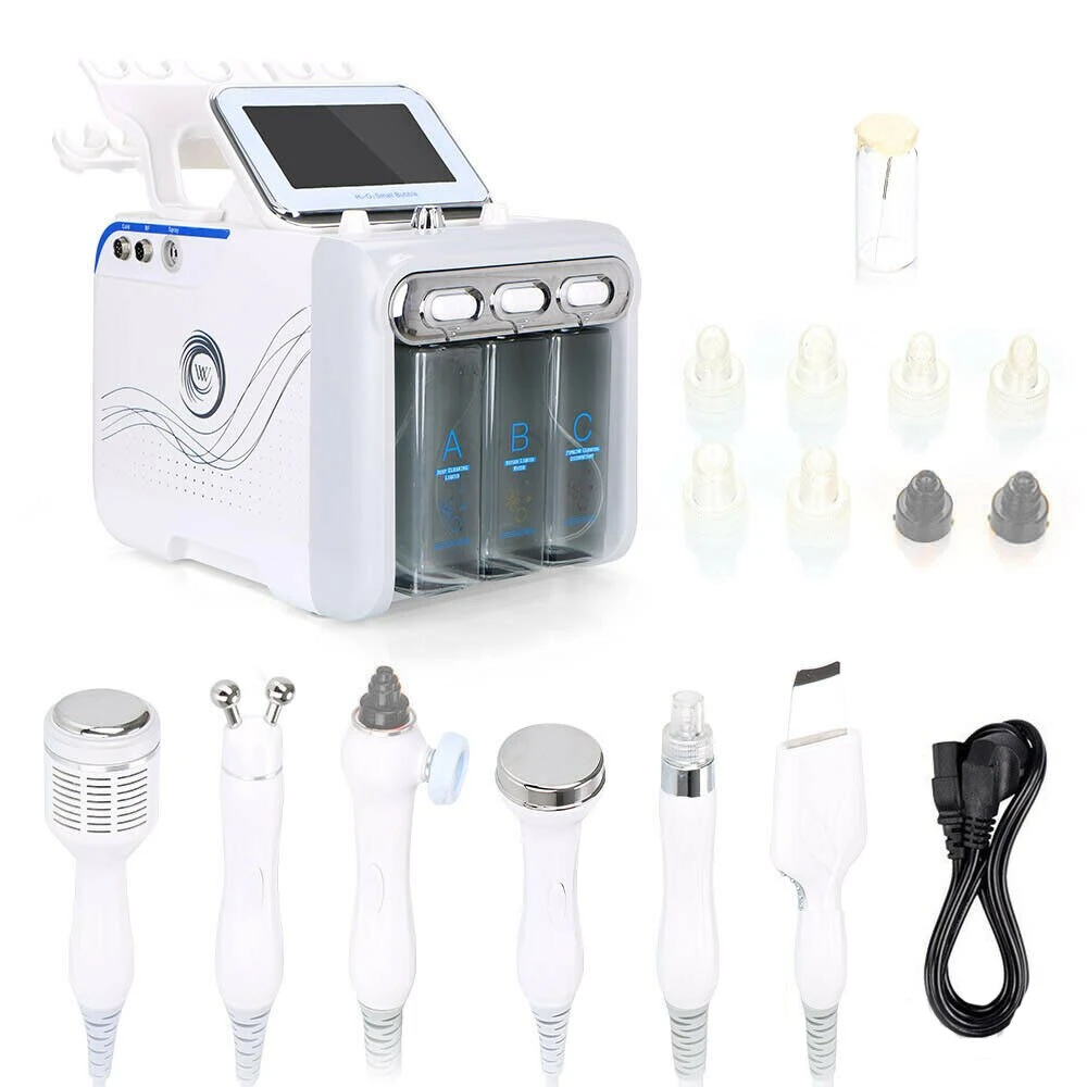 Aparat profesional pentru ten, Hydradermabraziune cu Mască, Aparat Cosmetic Profesional 7in1 H2O2, Jet Hidroxigen Micro Bule, Indepartare Puncte Negre, Acnee, Hidratare, Lifting Aparat profesional pentru ten, Hydradermabraziune cu Mască, Aparat Cosmetic Profesional 7in1 H2O2, Jet Hidroxigen Micro Bule, Indepartare Puncte Negre, Acnee, Hidratare, Lifting