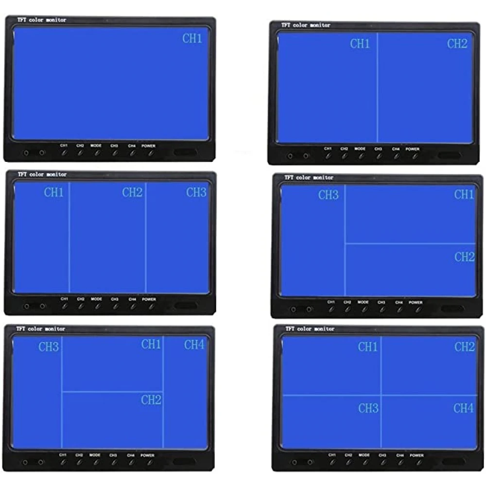 Kit monitorizare și supraveghere cu alimentare la 12v - 36v, 4 camere incluse cu funcție de night vision, Stocare pe card, Unghi 140°, Full HD Kit monitorizare și supraveghere cu alimentare la 12v - 36v, 4 camere incluse cu funcție de night vision, Stocare pe card, Unghi 140°, Full HD