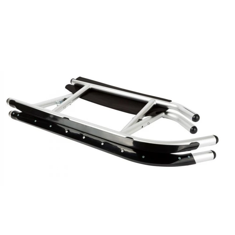 Sanie pliabilă pentru copii, cadru din aluminiu, 90 x 37 x 24 cm, gri-negru pentru sporturi de iarnă Sanie pliabilă pentru copii, cadru din aluminiu, 90 x 37 x 24 cm, gri-negru pentru sporturi de iarnă