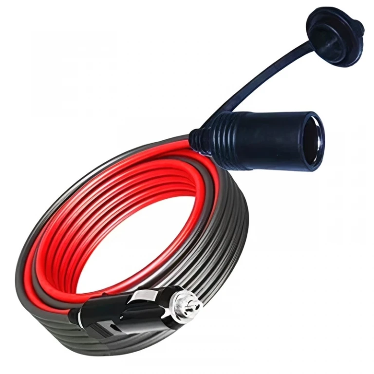 Cablu prelungitor alimentare televizor, frigider auto la 12/24V, lungime 3m, compatibil WAECO Dometic DenisNetwork Cablu prelungitor alimentare televizor, frigider auto la 12/24V, lungime 3m, compatibil WAECO Dometic DenisNetwork