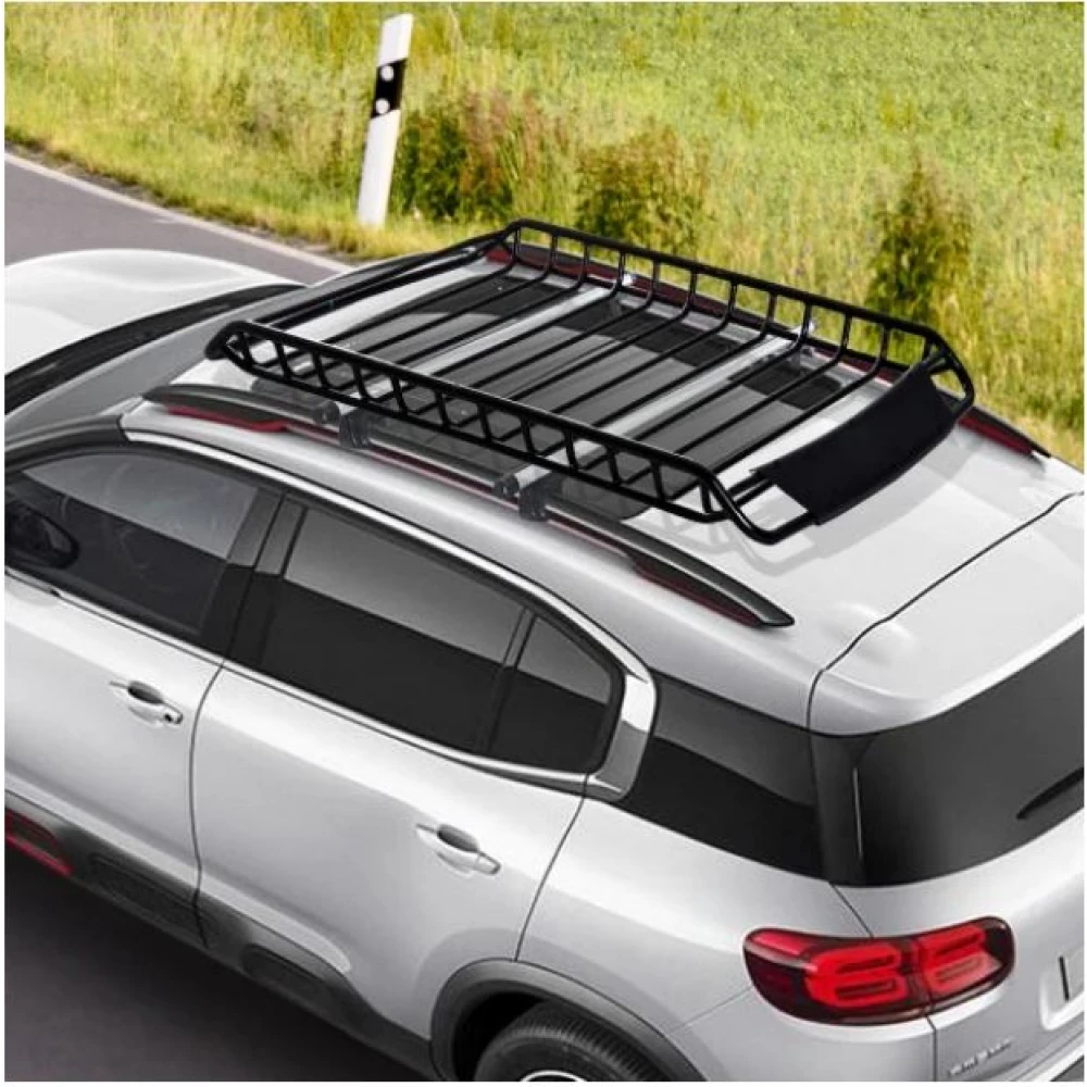 Portbagaj auto de plafon, metalic roof rack, grilaj din oțel 160*101 cm cu montaj pe barele transversale longitudinale, negru metalizat Portbagaj auto de plafon, metalic roof rack, grilaj din oțel 160*101 cm cu montaj pe barele transversale longitudinale, negru metalizat