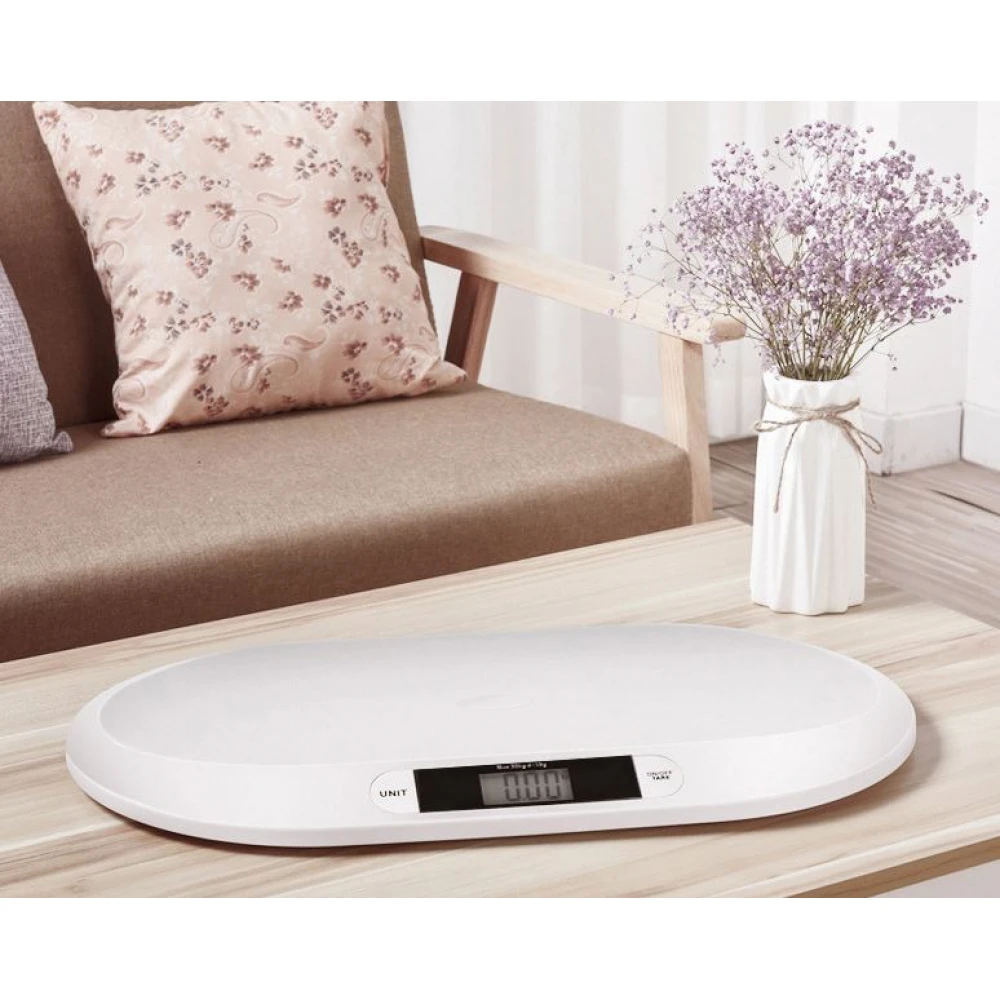 Cântar electronic pentru cântărit bebeluși, afișaj mare LCD cu funcție de scăzut greutatea hainelor - DrDenis™ Cântar electronic pentru cântărit bebeluși, afișaj mare LCD cu funcție de scăzut greutatea hainelor - DrDenis™