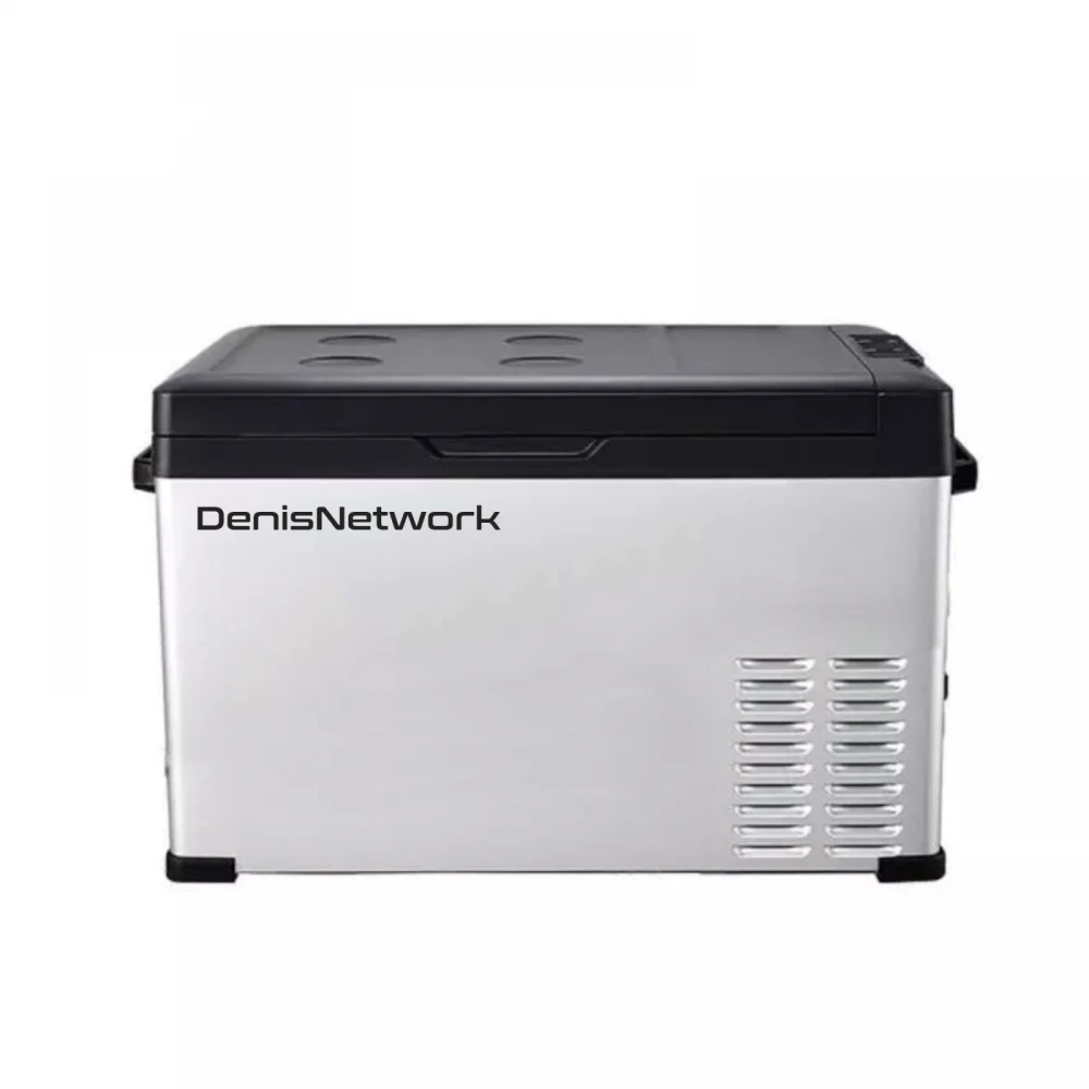 Frigider 30l auto rulotă, camion, dube 3,5t alimentare brichetă la 12-24V, baterii panou solar, rezistent la vibrații, cu compresor cu congelare -20°C Frigider 30l auto rulotă, camion, dube 3,5t alimentare brichetă la 12-24V, baterii panou solar, rezistent la vibrații, cu compresor cu congelare -20°C