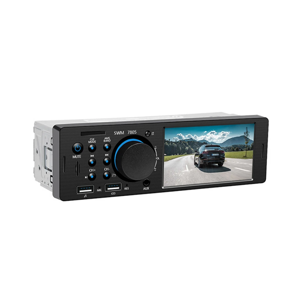 Radio Auto MP3/1DIN , SD, USB, FM, cu telecomandă / Display 4.1 / Ieșire amplificată 50WX4 Radio Auto MP3/1DIN , SD, USB, FM, cu telecomandă / Display 4.1 / Ieșire amplificată 50WX4