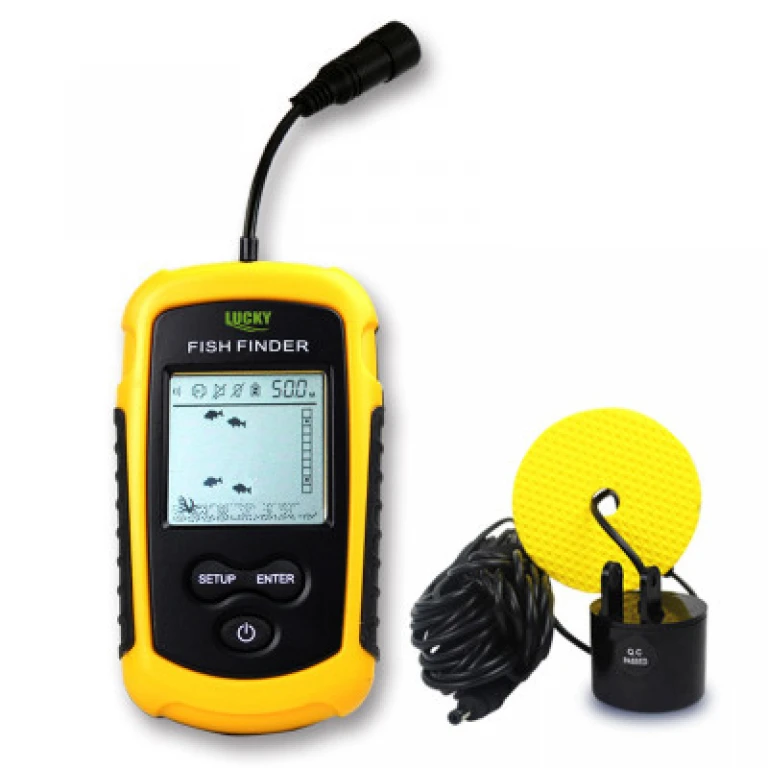 Sonar pescuit Fish Finder Lucky - pentru localizarea peștilor, determinării adâncimii apei la mare, lac, râu sau baltă Sonar pescuit Fish Finder Lucky - pentru localizarea peștilor, determinării adâncimii apei la mare, lac, râu sau baltă